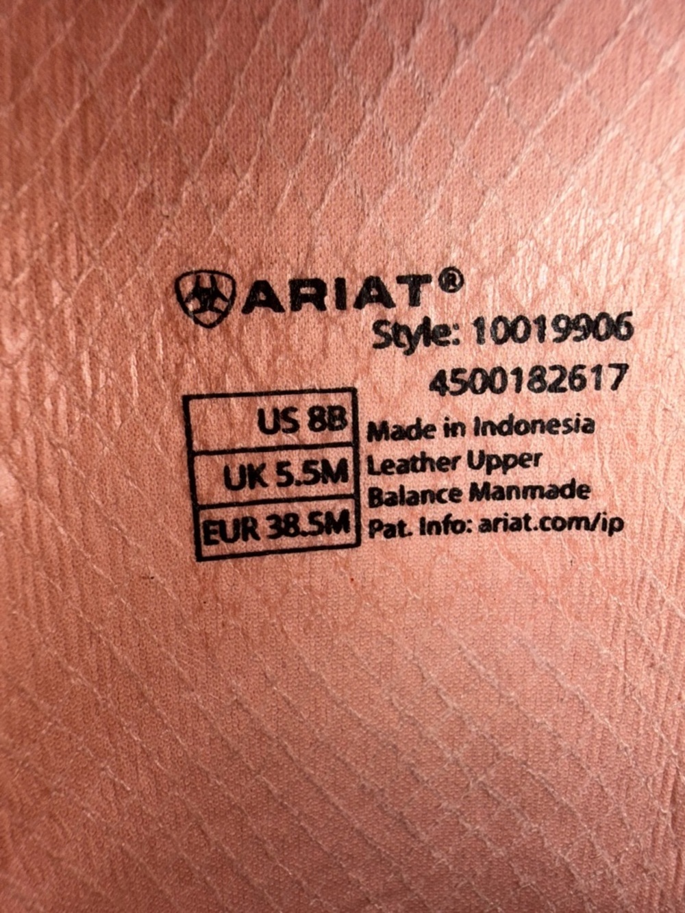 Ariat Brown Leather Ankle Boots - US 8B